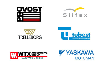 logos Provost - silfax - trelleborg - tubest - wtx automotive group - yaskawa motoman